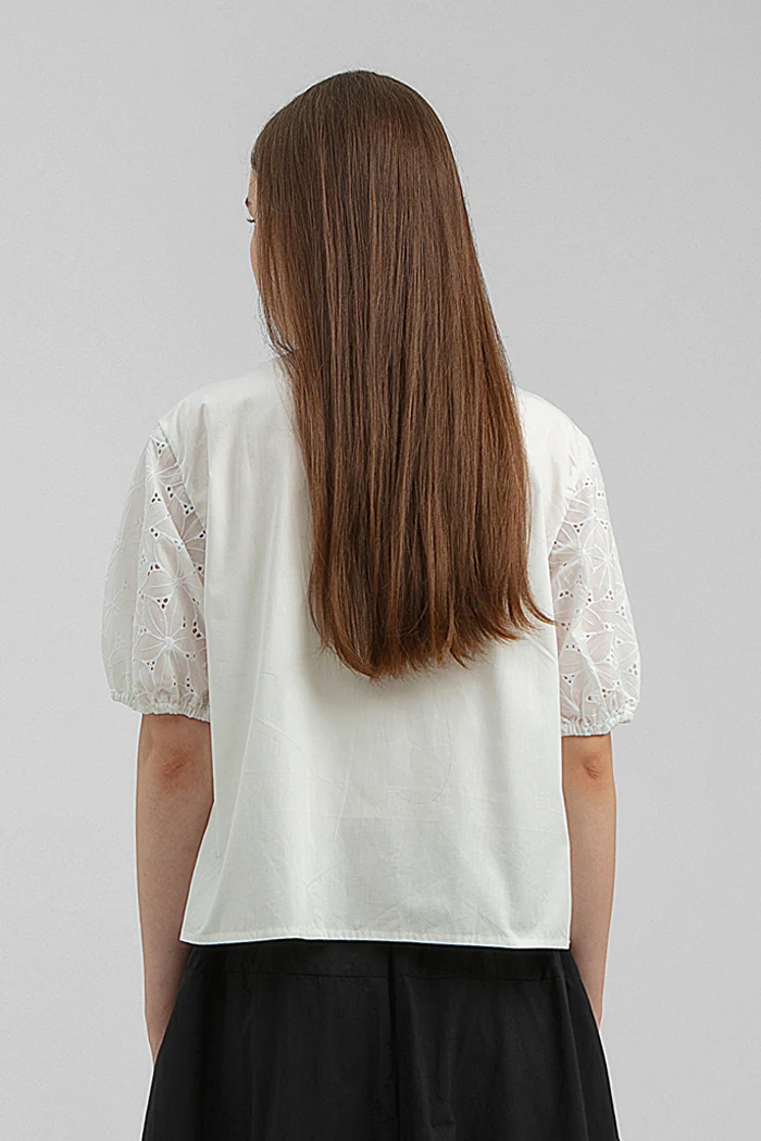 Off-white Embroidered Jensa - Defect Sale - Image 5