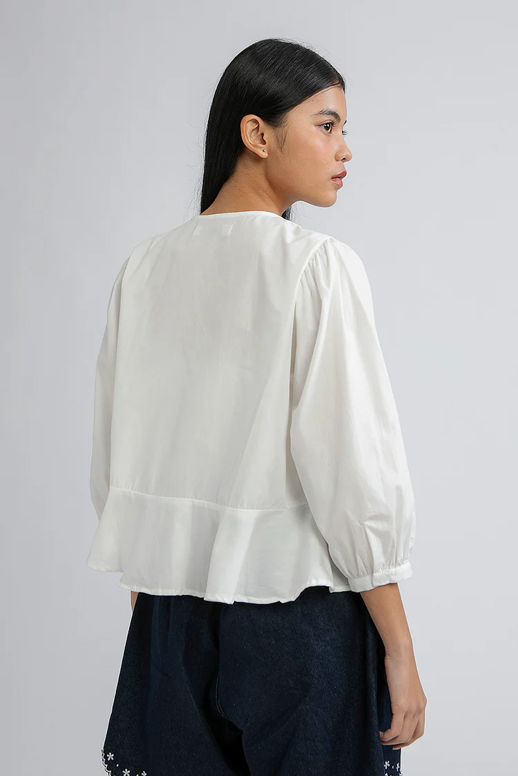 Off-white Floral Karila - Image 4
