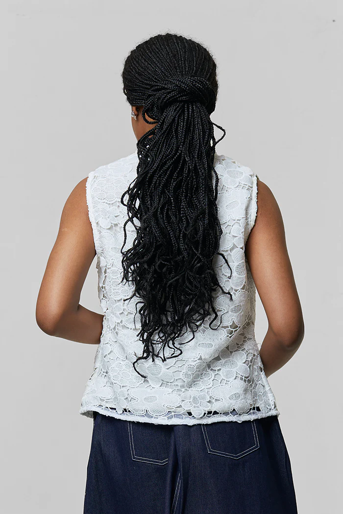 Off-white Floral Leya - Image 4