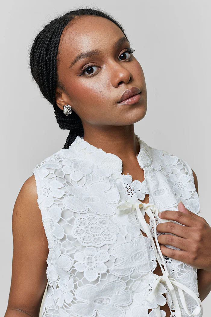 Off-white Floral Leya - Image 5