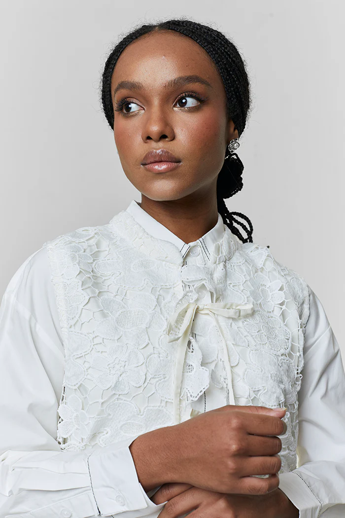 Off-white Floral Leya - Image 6