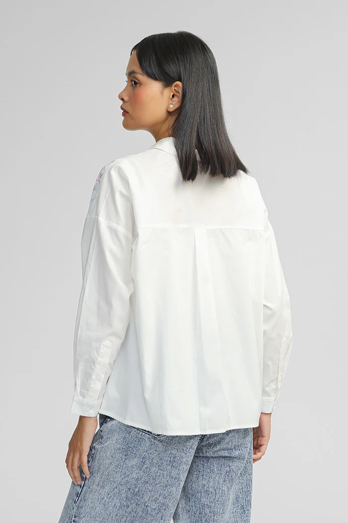 Off-white Floral Marian - Image 4