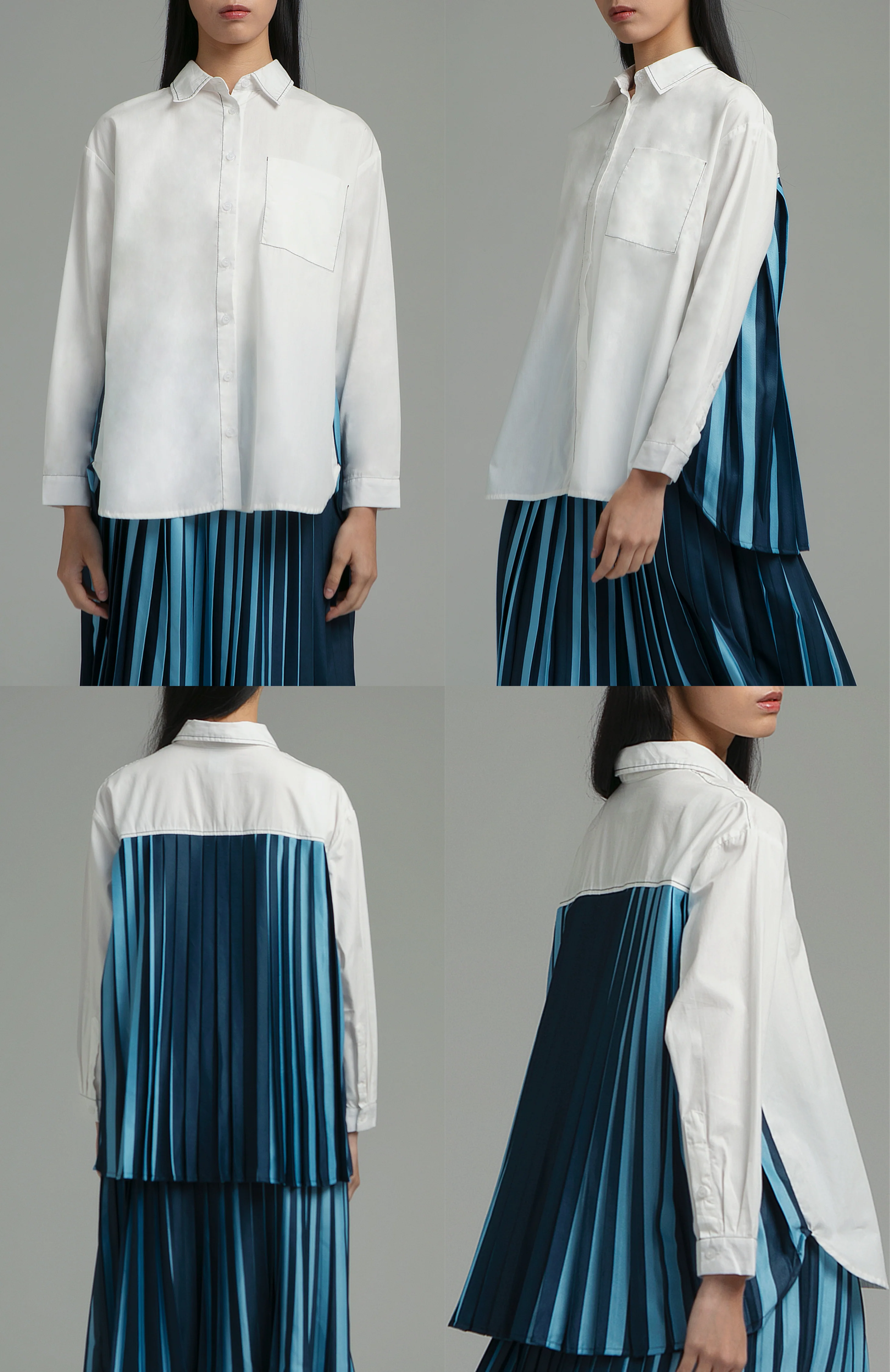 Off-white Pleated Gemmel - Image 2