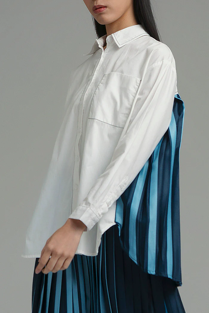 Off-white Pleated Gemmel - Image 3