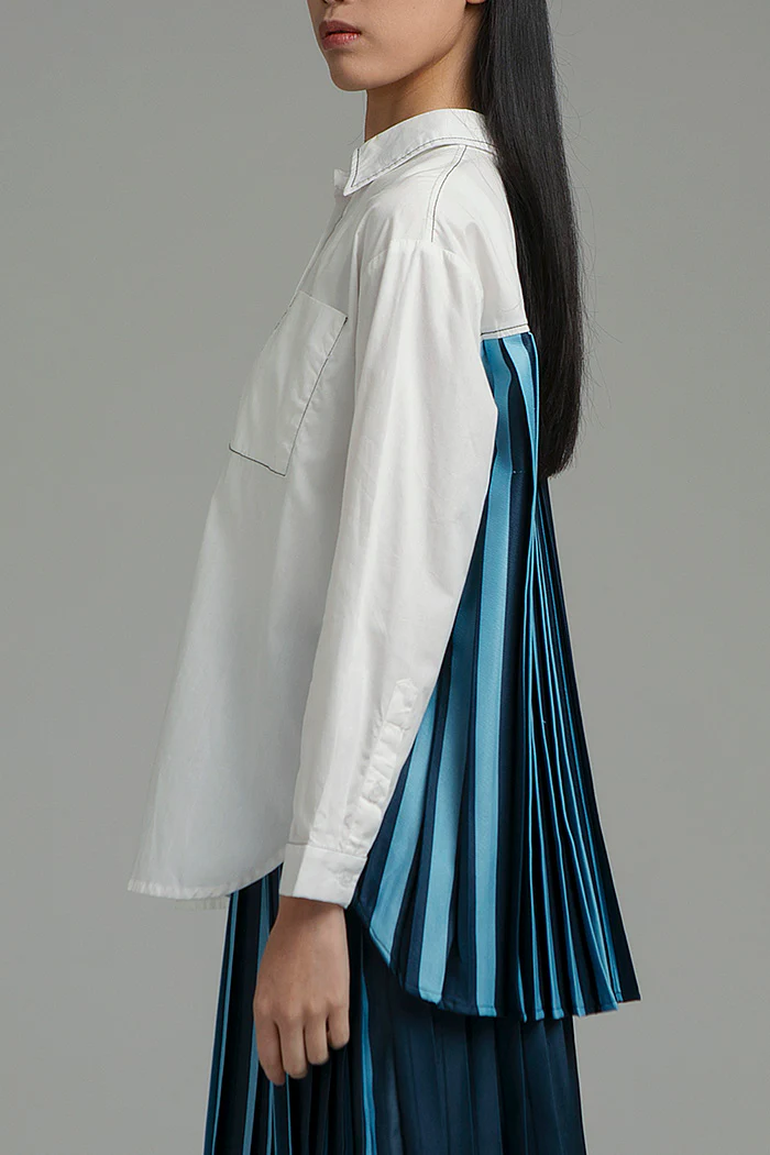Off-white Pleated Gemmel - Image 5