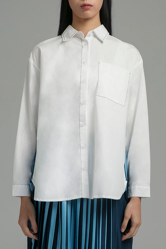 Off-white Pleated Gemmel - Image 6