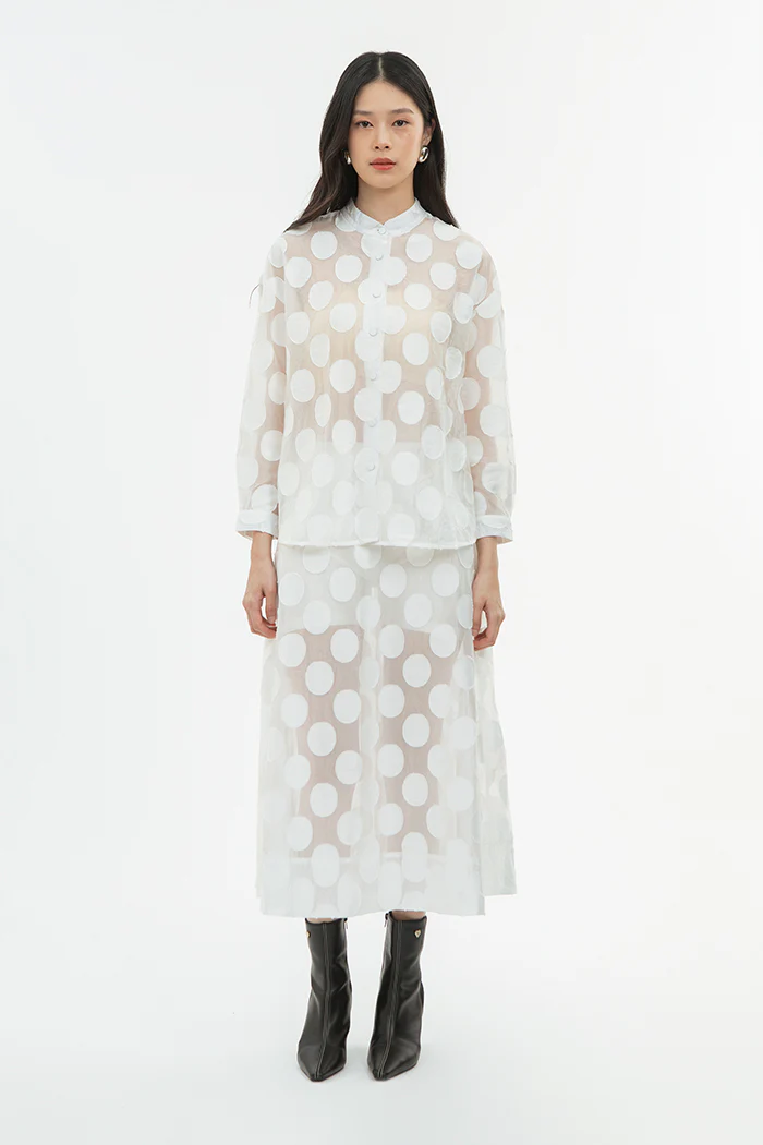Off-white Polka Cherie - Image 6