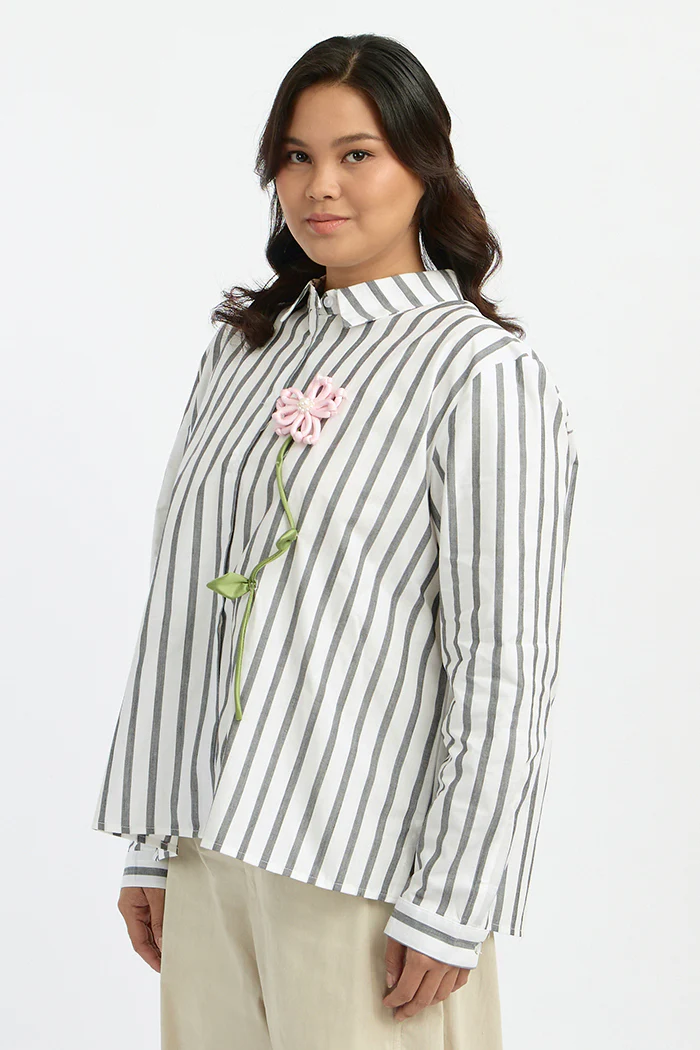 Off-white Striped Zuri - Image 6