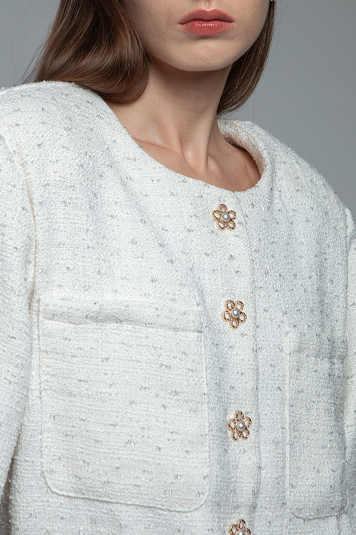 Off-white Tweed Lumiere - Image 5