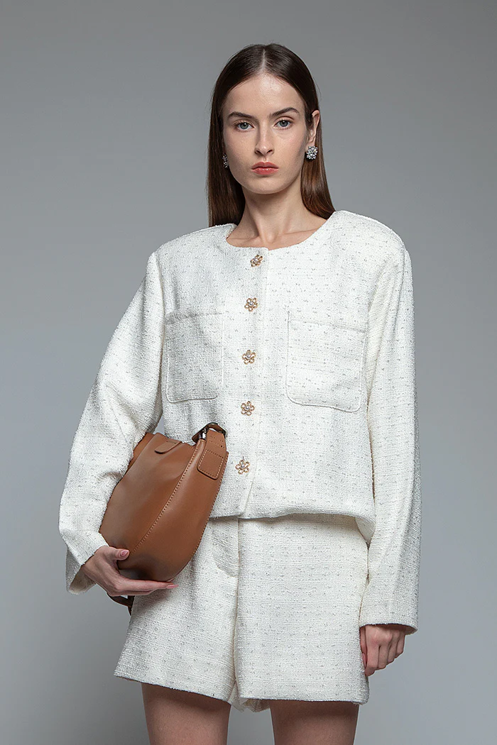 Off-white Tweed Lumiere - Image 6