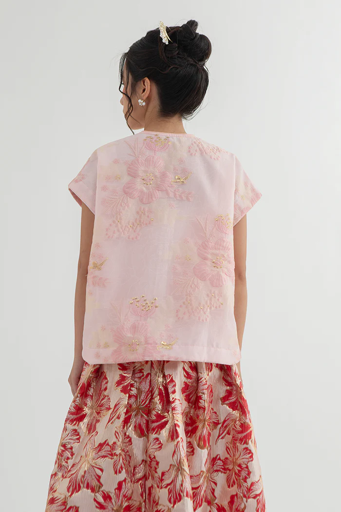 Pink Floral Ziya - Image 4