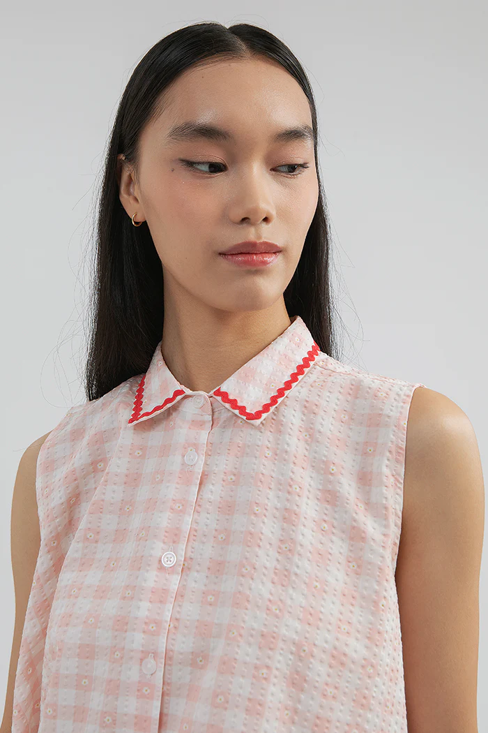 Pink Gingham Briello - Image 5
