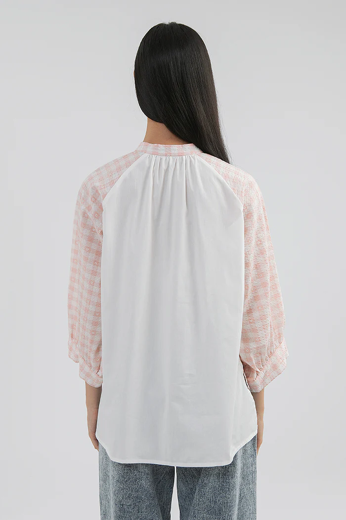 Pink Gingham Falke - Image 4