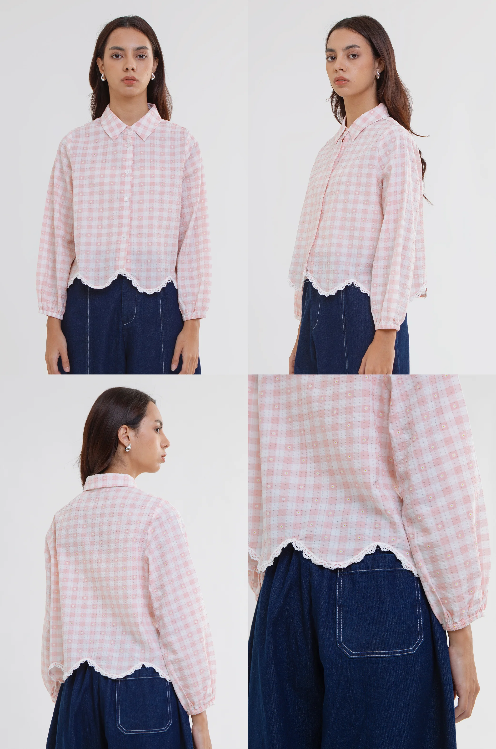 Pink Gingham Willa - Image 2