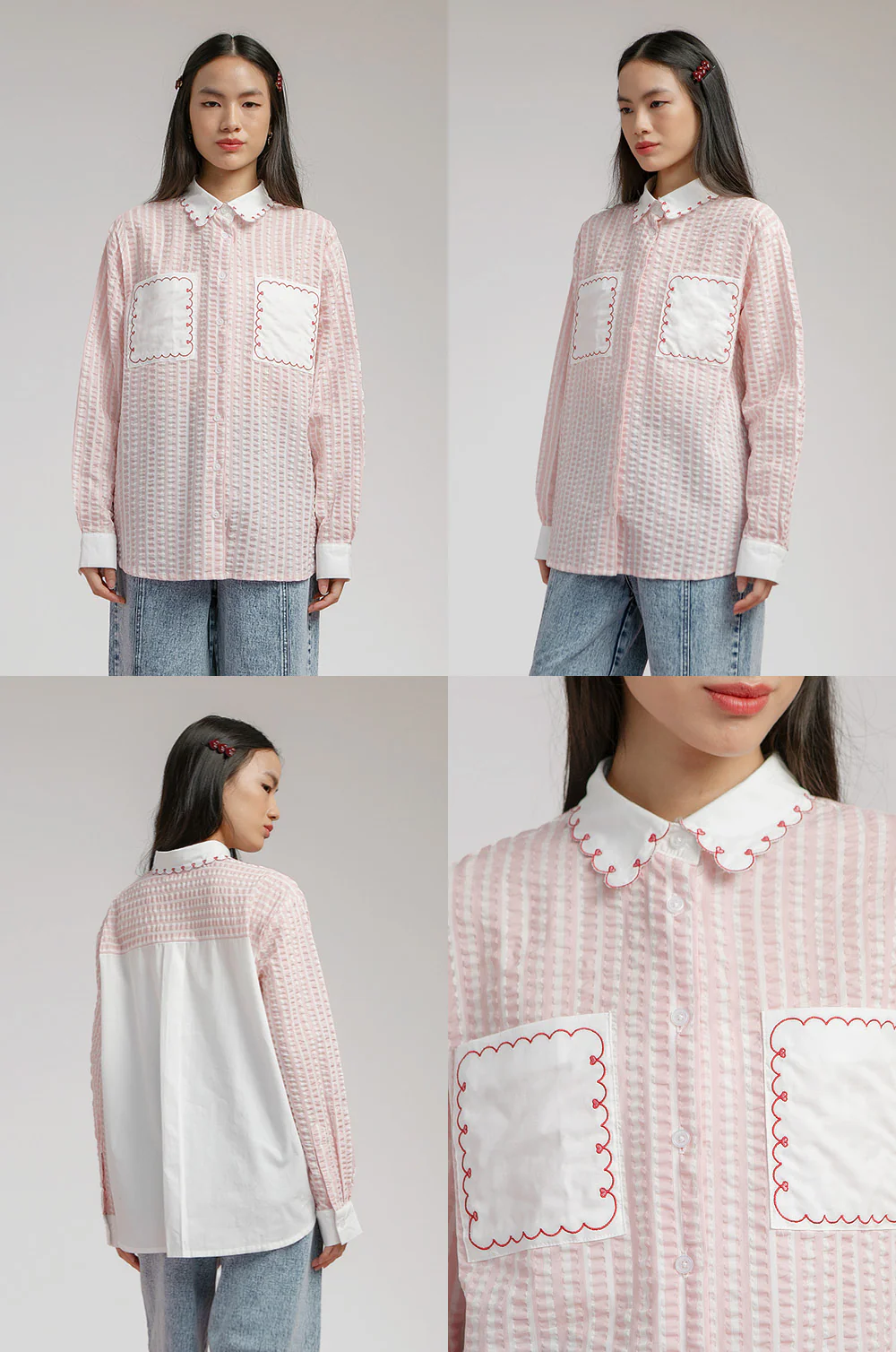 Pink Striped Aceline - Defect Sale - Image 2
