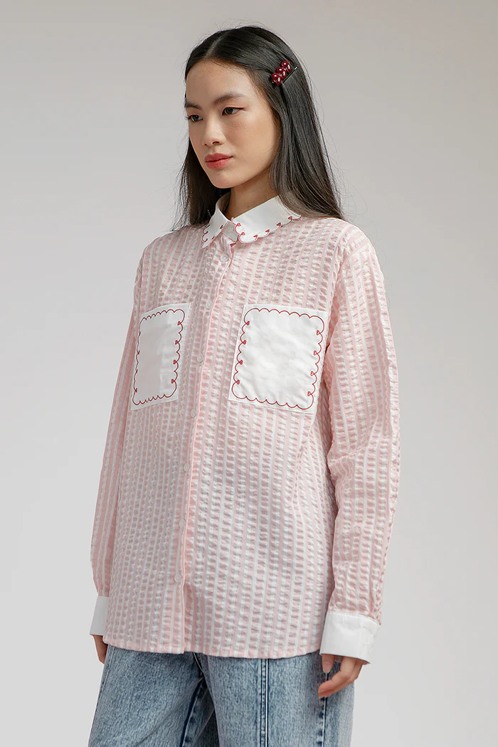 Pink Striped Aceline - Defect Sale - Image 3