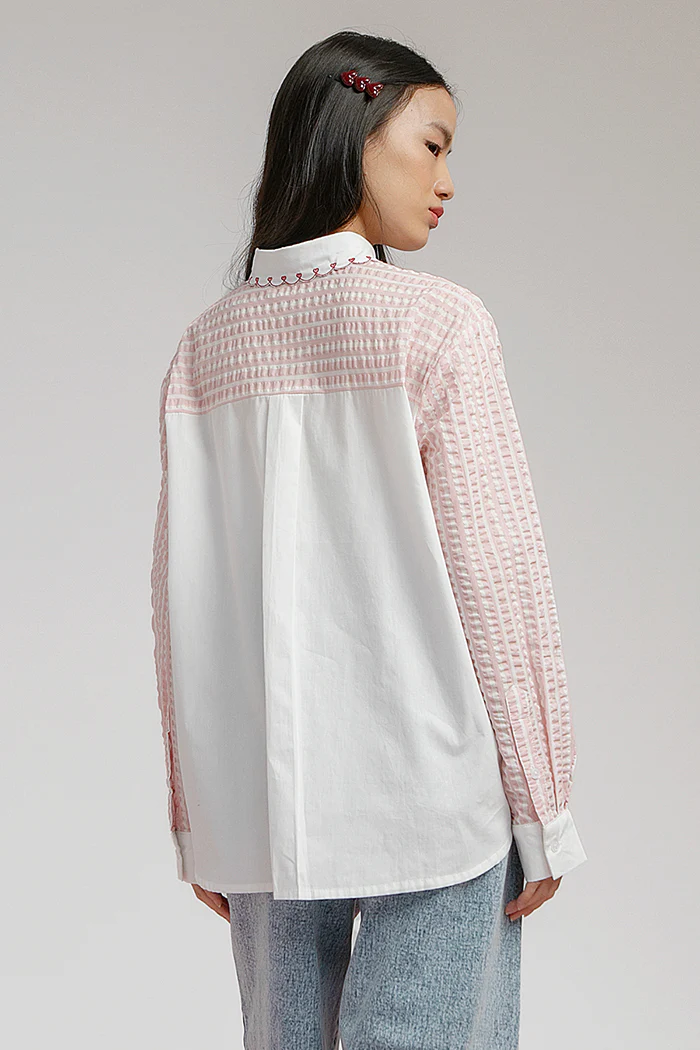 Pink Striped Aceline - Defect Sale - Image 4