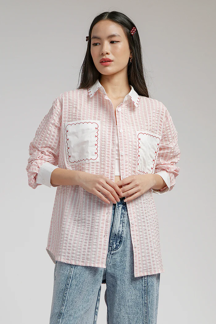 Pink Striped Aceline - Defect Sale - Image 6