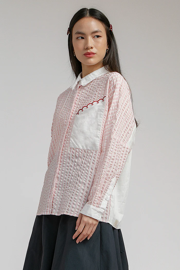 Pink Striped Devon - Defect Sale - Image 5