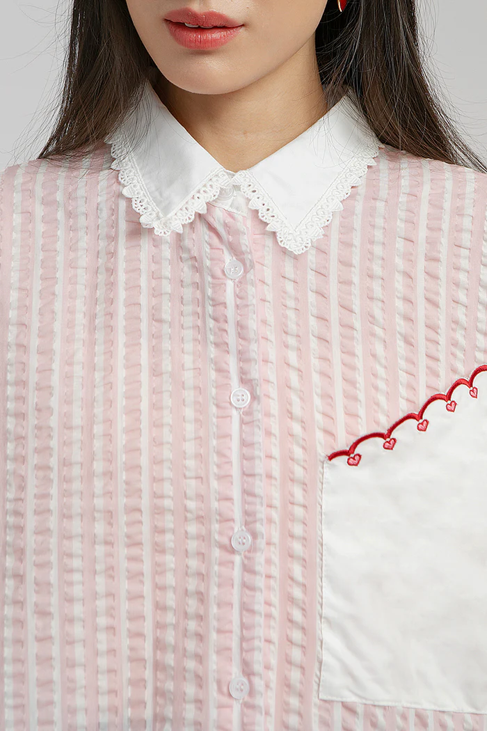 Pink Striped Devon - Defect Sale - Image 6