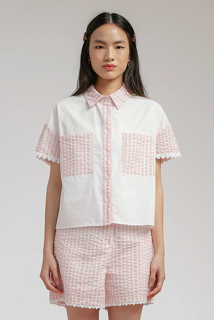 Pink Striped Gresham - Defect Sale