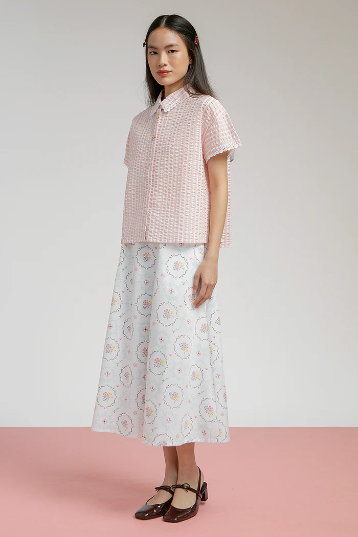 Pink Striped Soline - Defect Sale - Image 7