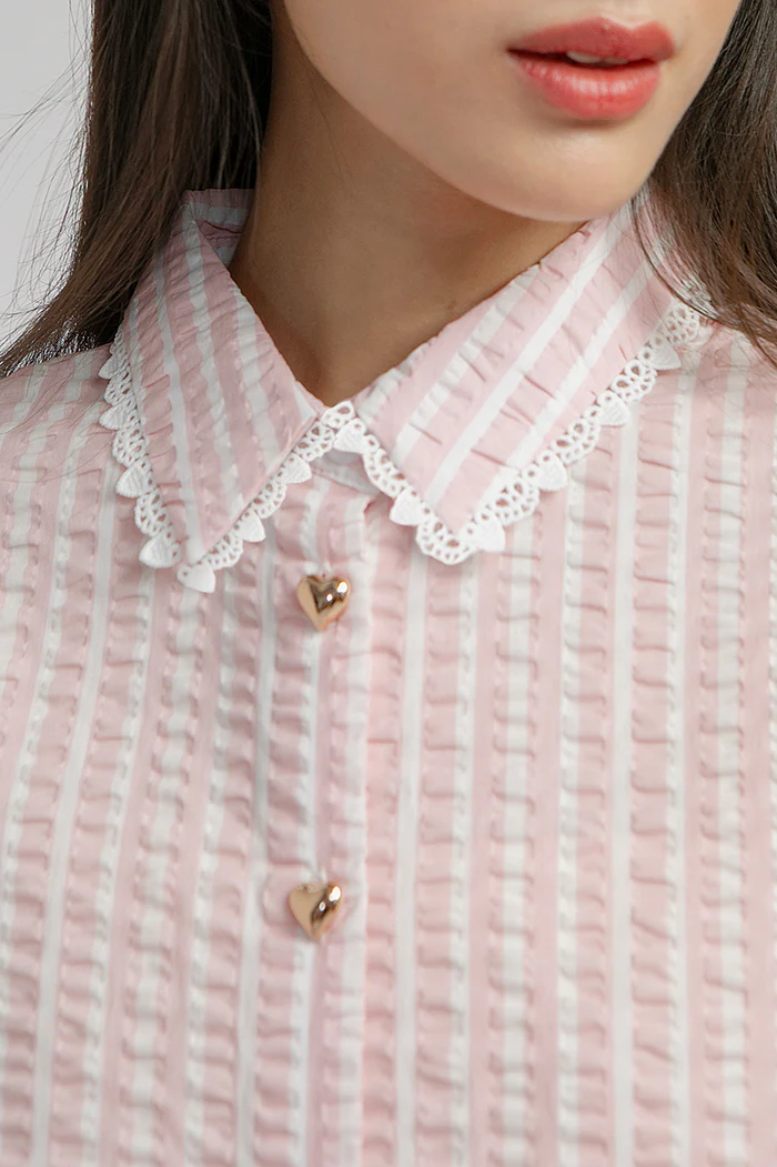 Pink Striped Soline - Defect Sale - Image 8