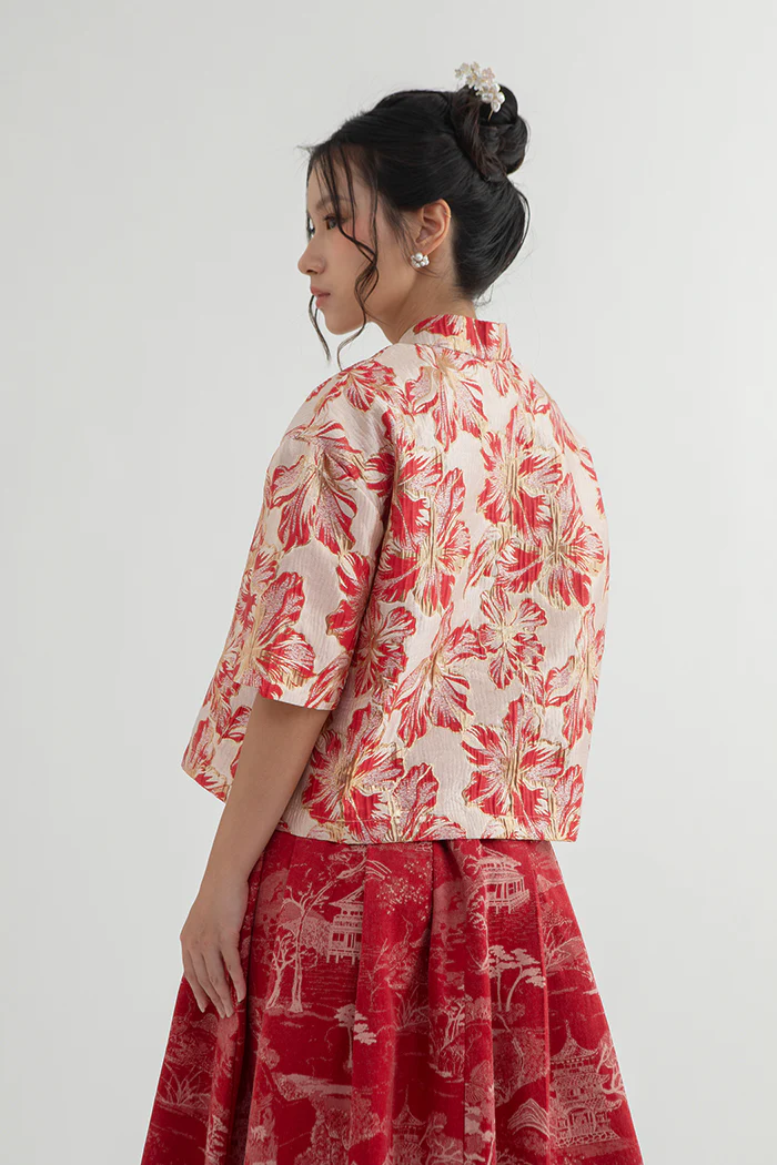 Red Floral Lumi - Image 4