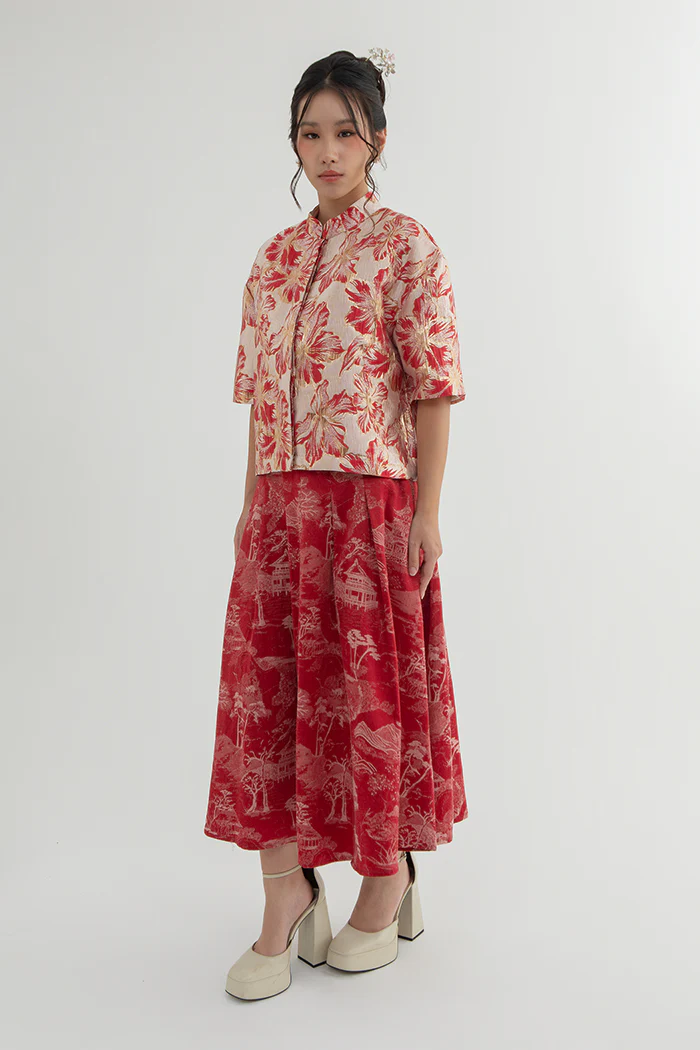 Red Floral Lumi - Image 6